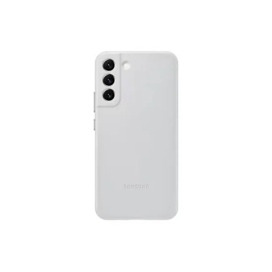 Cover Samsung S22 Plus Rainbow Leather - Light Gray